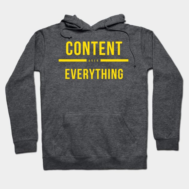 Content by Return On Disruption! Hoodie by cooljays